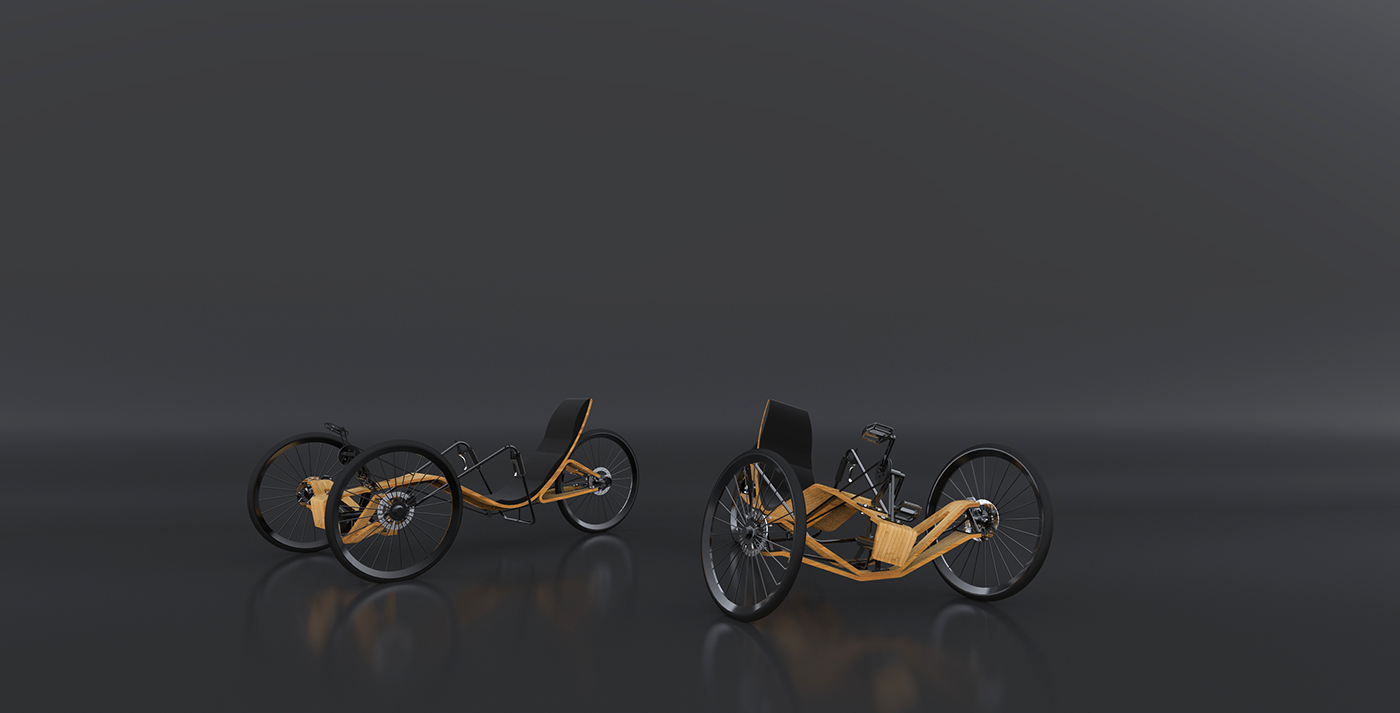 design sketch，sketch，woodiness，Tricycle，