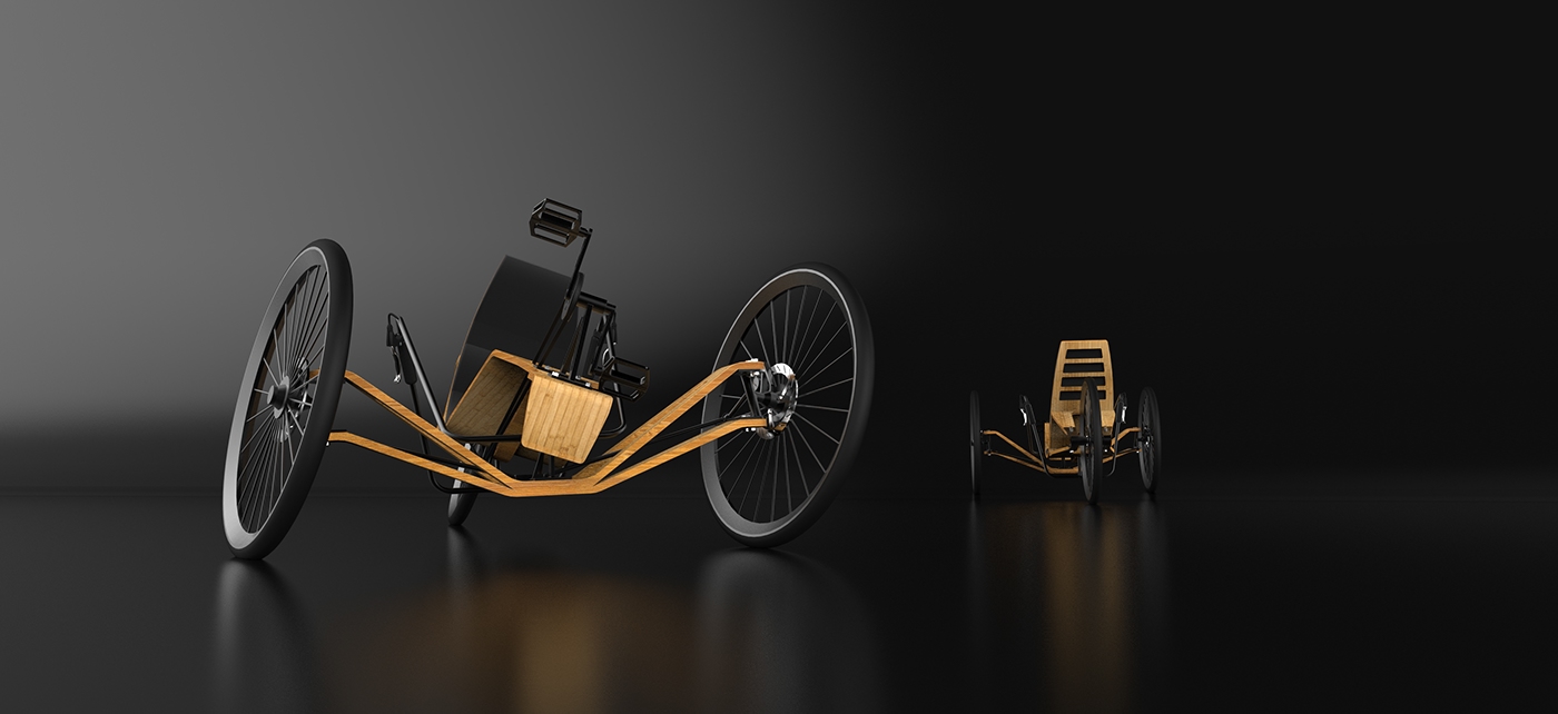 design sketch，sketch，woodiness，Tricycle，