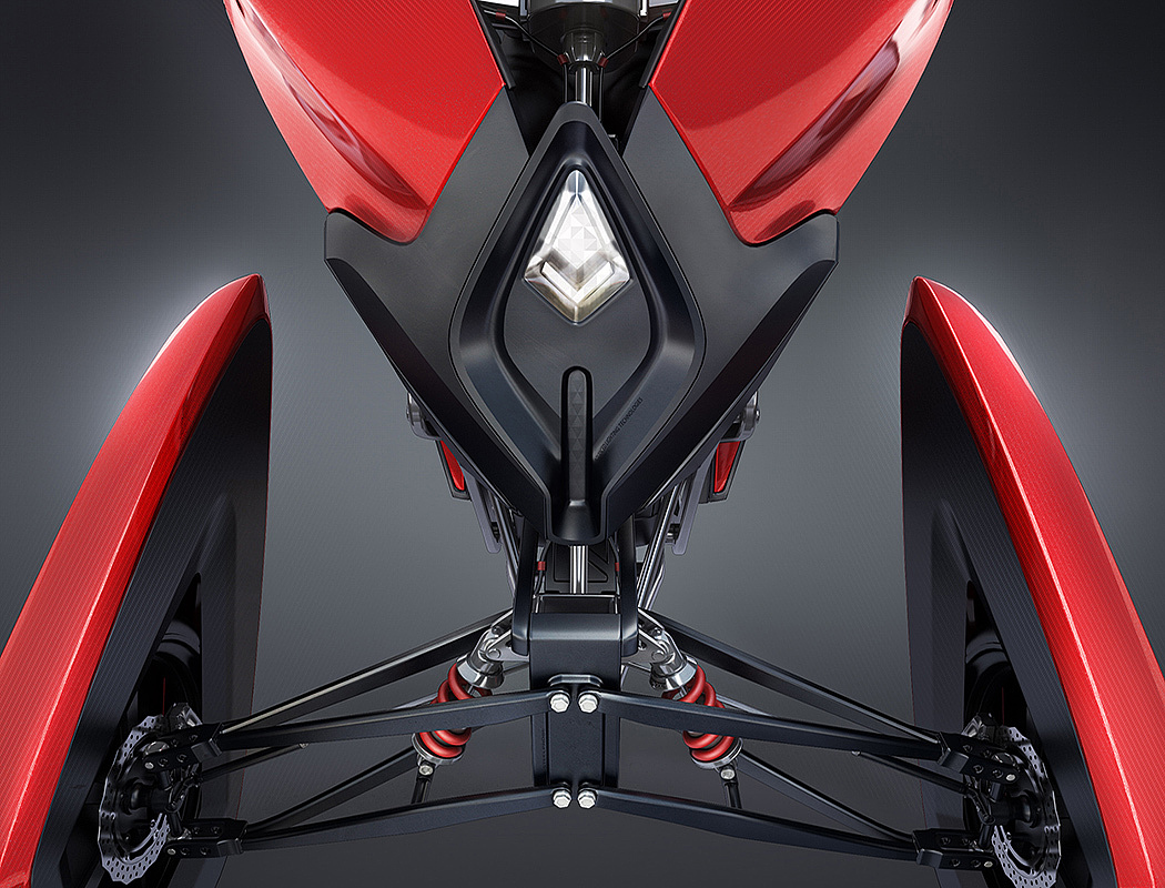 motorcycle，concept，Round，insect，