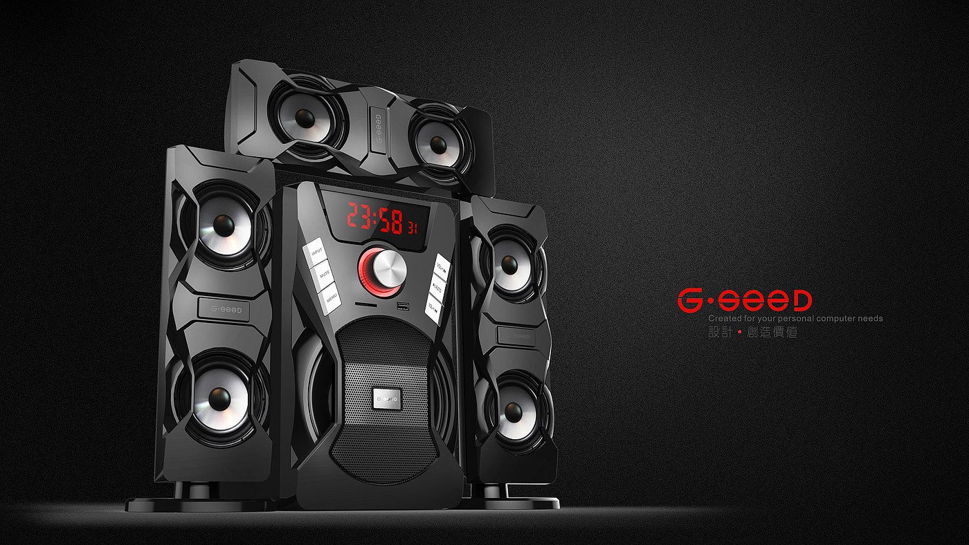 original，Golden seed design，industrial design，sound，loudspeaker box，