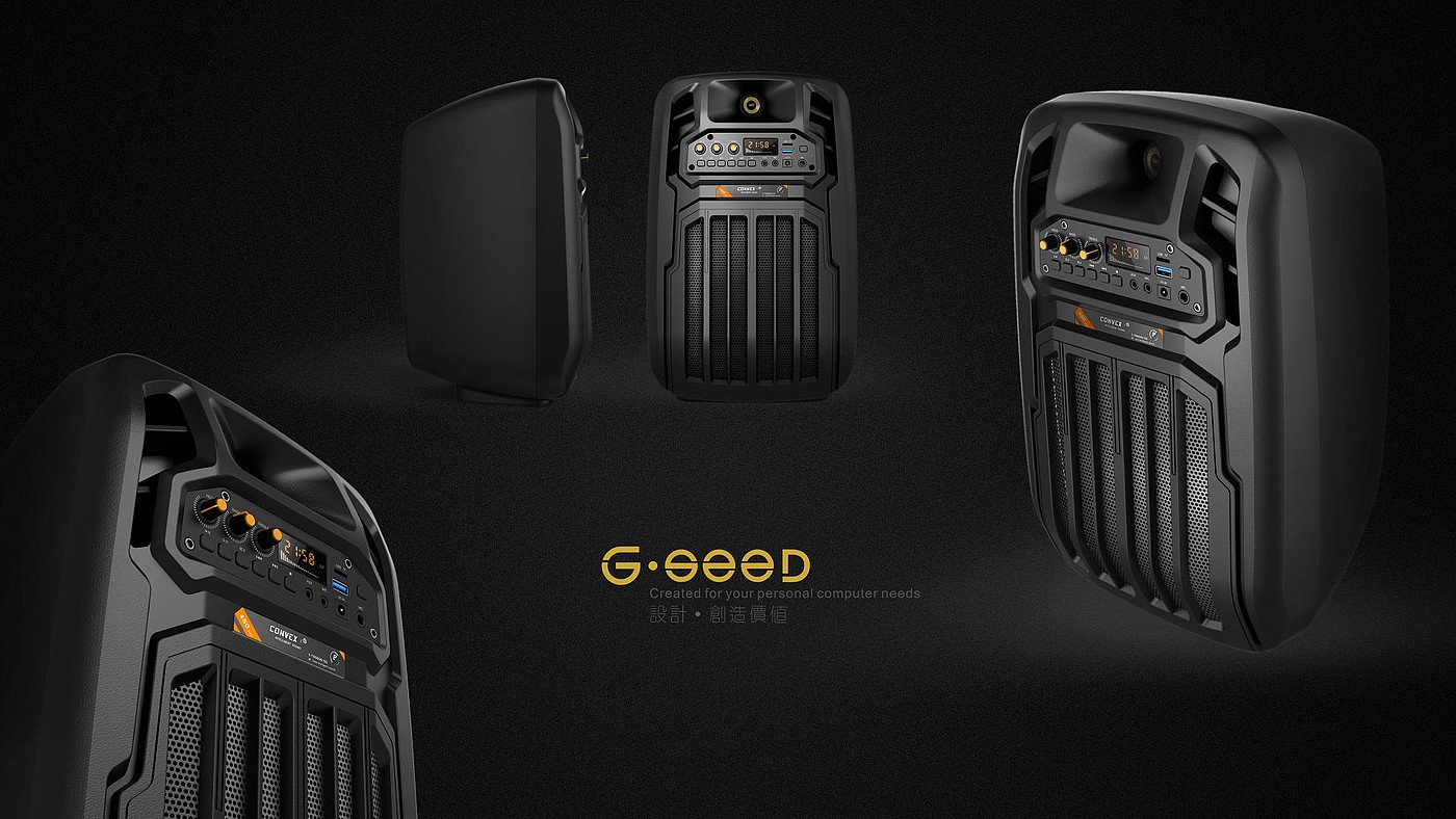 original，Golden seed design，industrial design，sound，loudspeaker box，