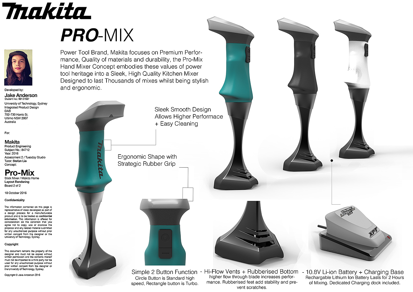 Makita Hand Blender Concept - 普象网