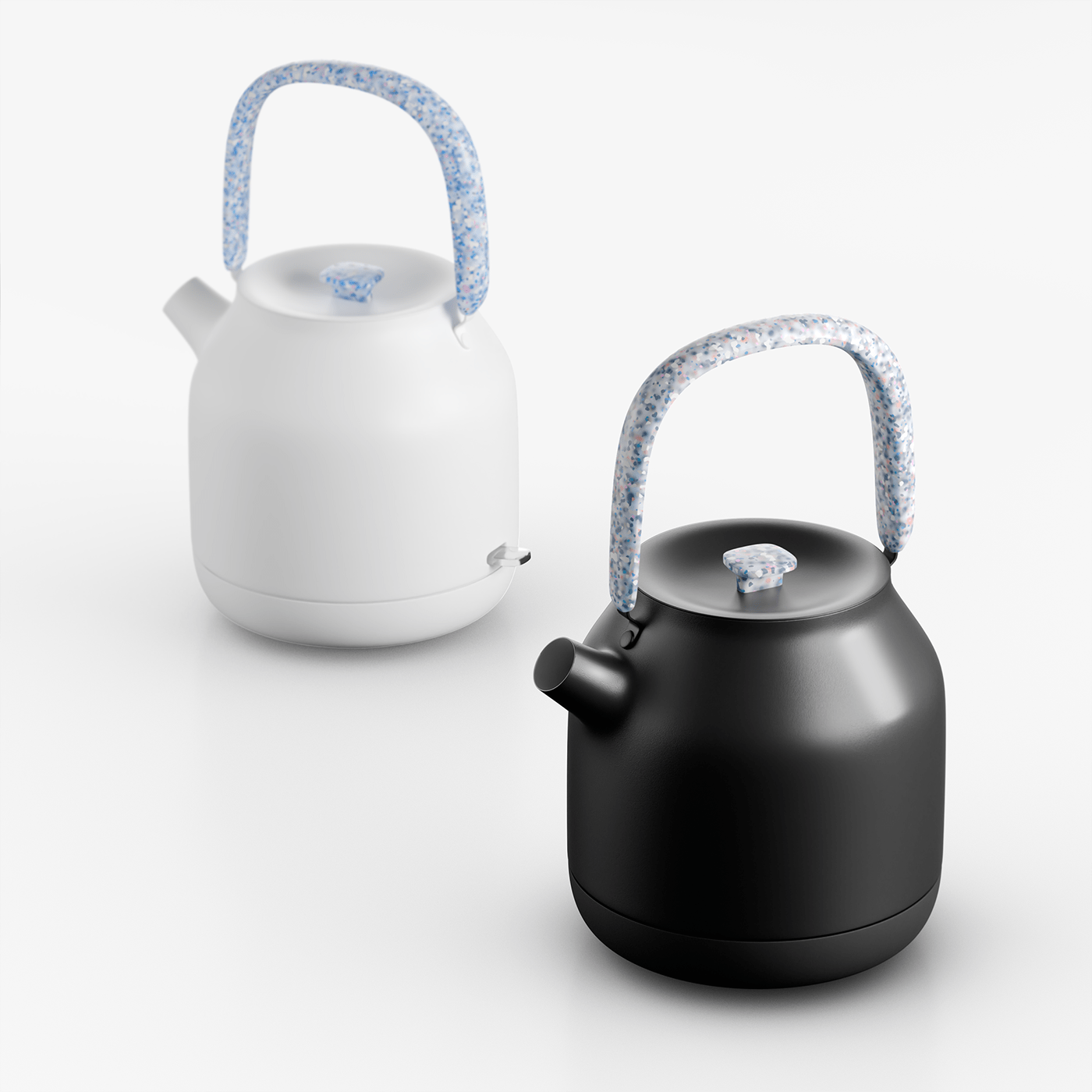 Electric kettle，beautiful，3D modeling，