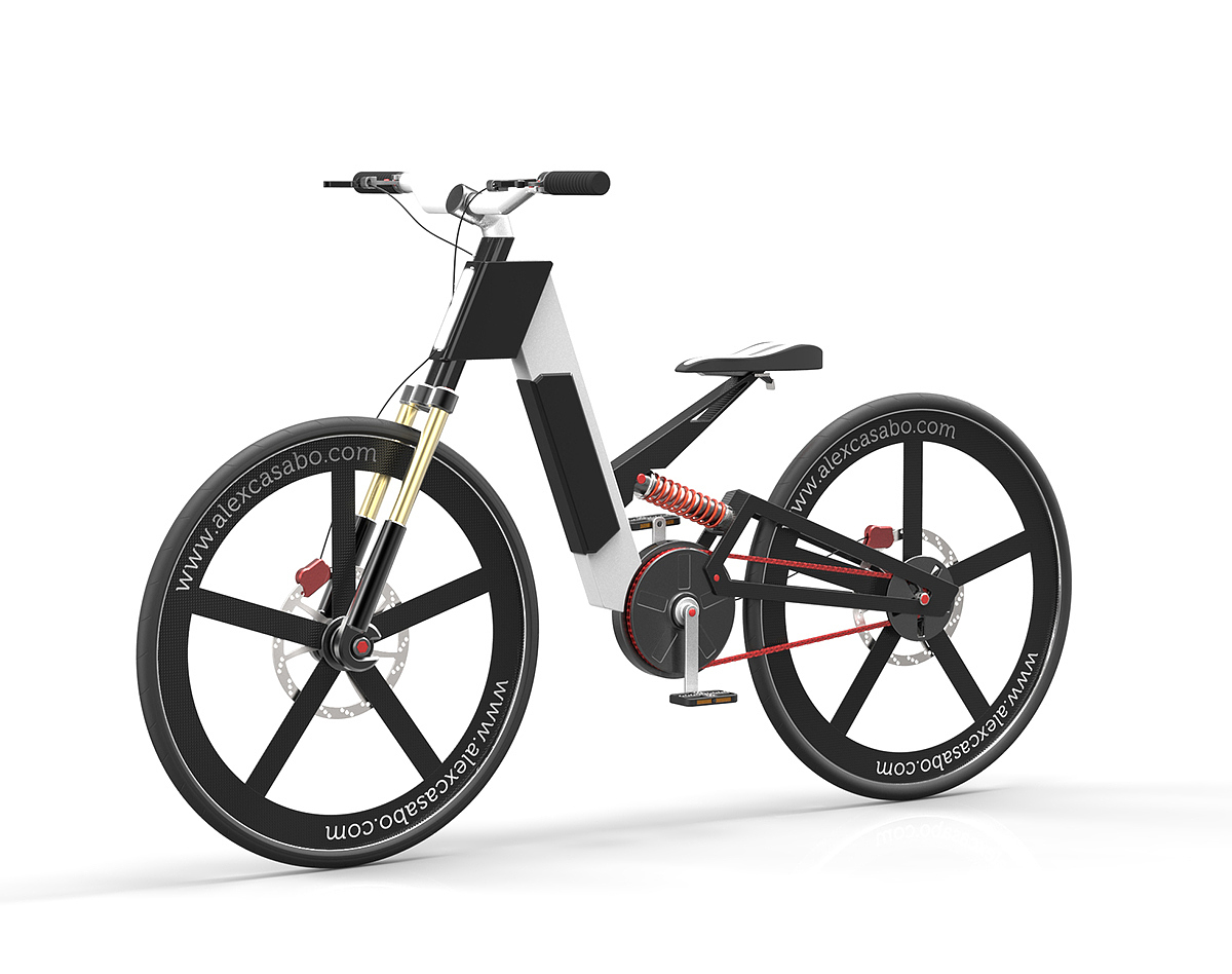 Electric bicycle，Ultralight，concept，practical，