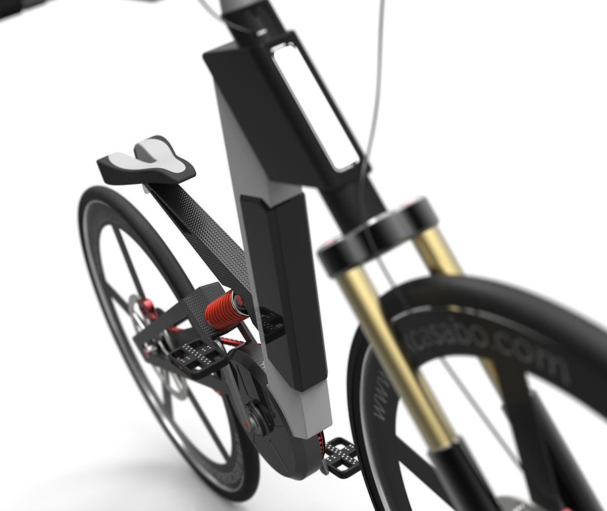 Electric bicycle，Ultralight，concept，practical，