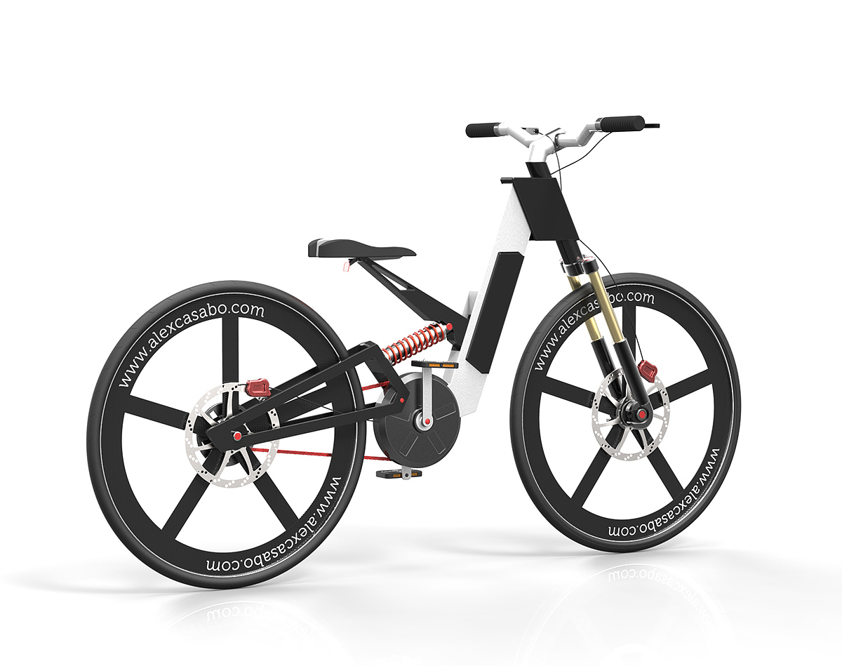 Electric bicycle，Ultralight，concept，practical，