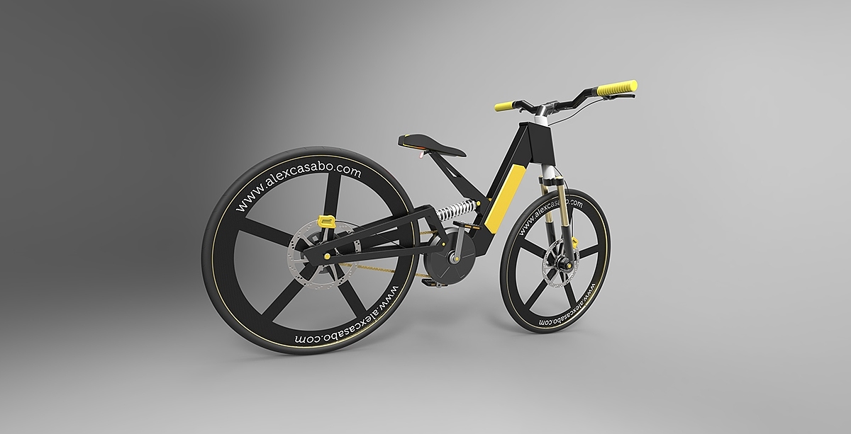 Electric bicycle，Ultralight，concept，practical，