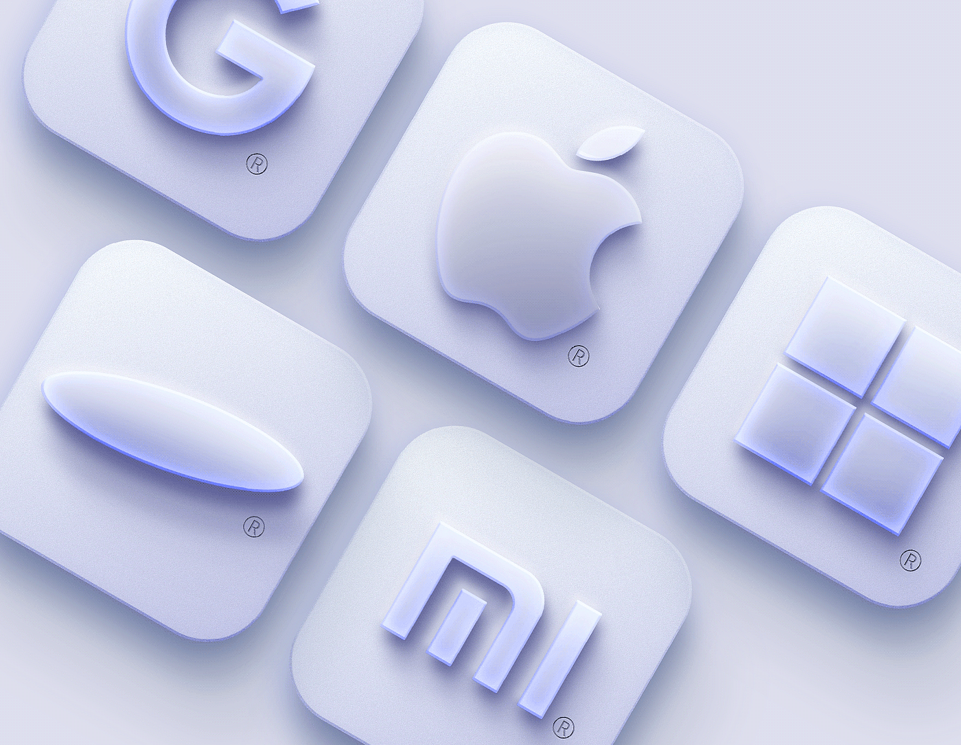 Seunghyun Kang，3D icon design，logo，