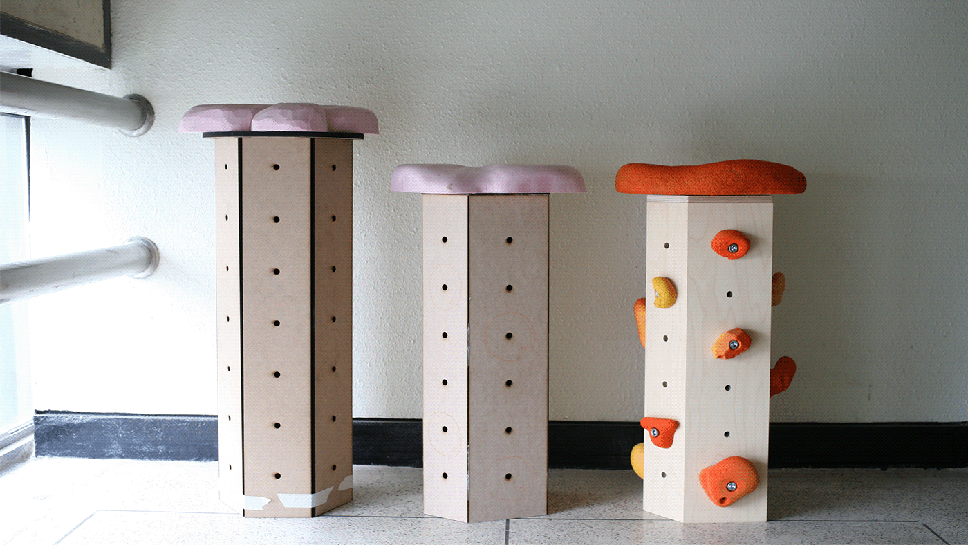 The bar chair，Interesting，Climbing frame，Student design，