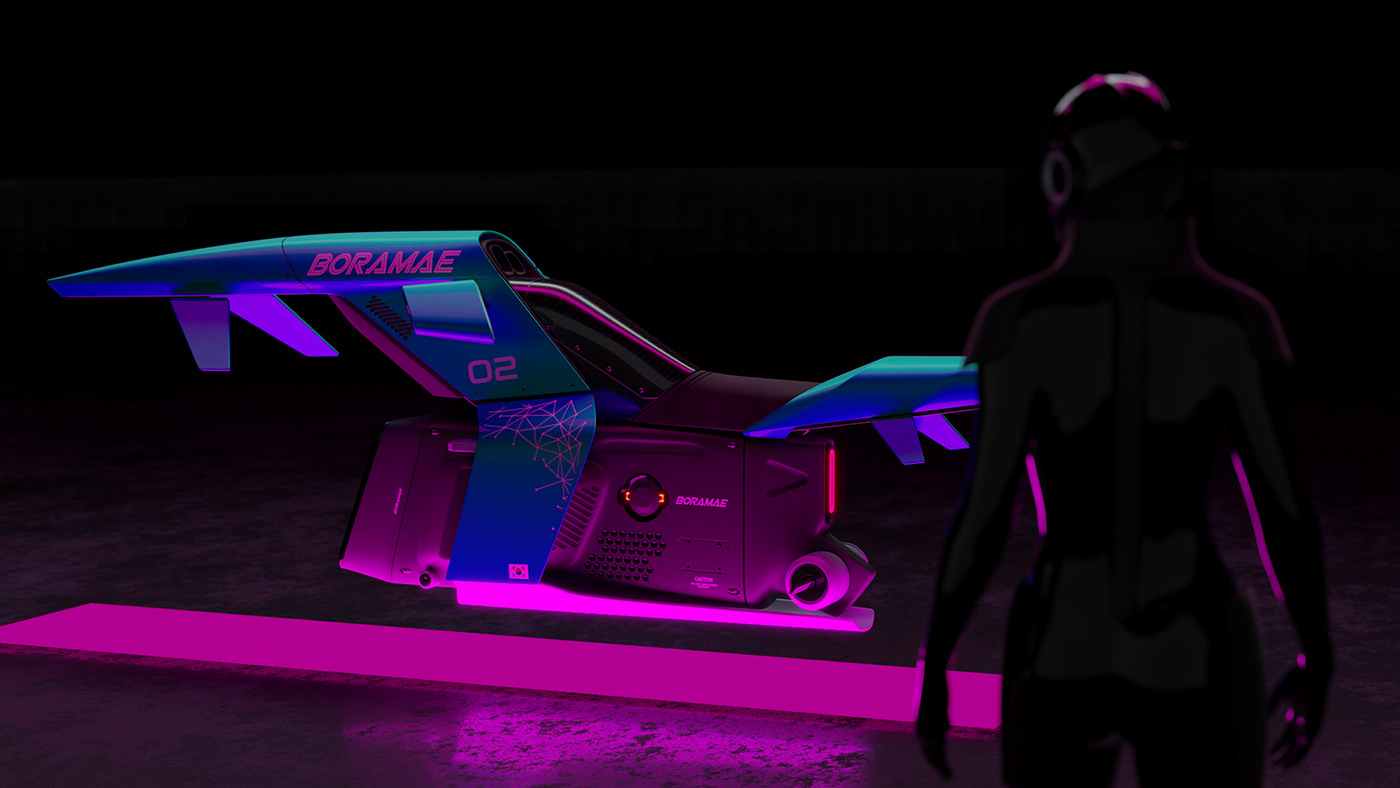 science fiction，concept，Render，Bicycle，