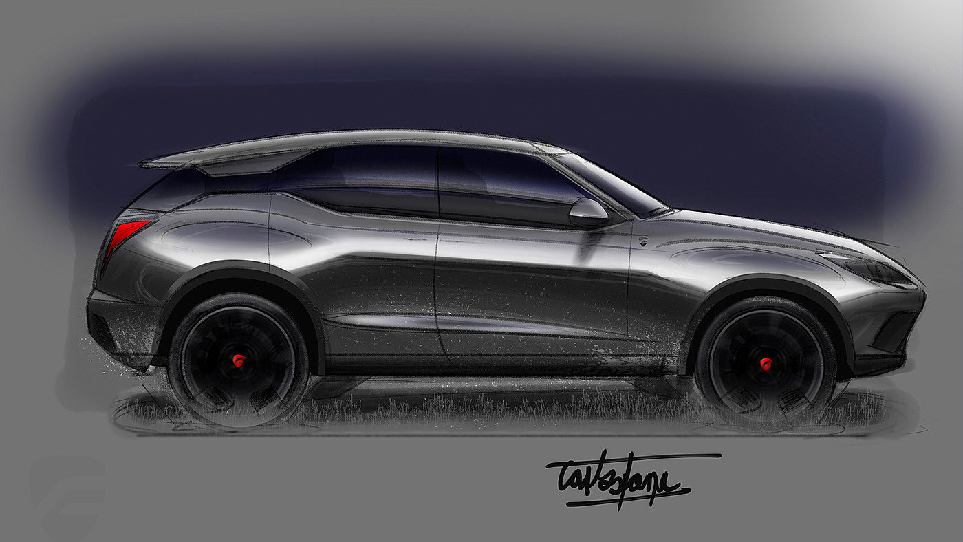 automobile，Hand drawn，sketch，