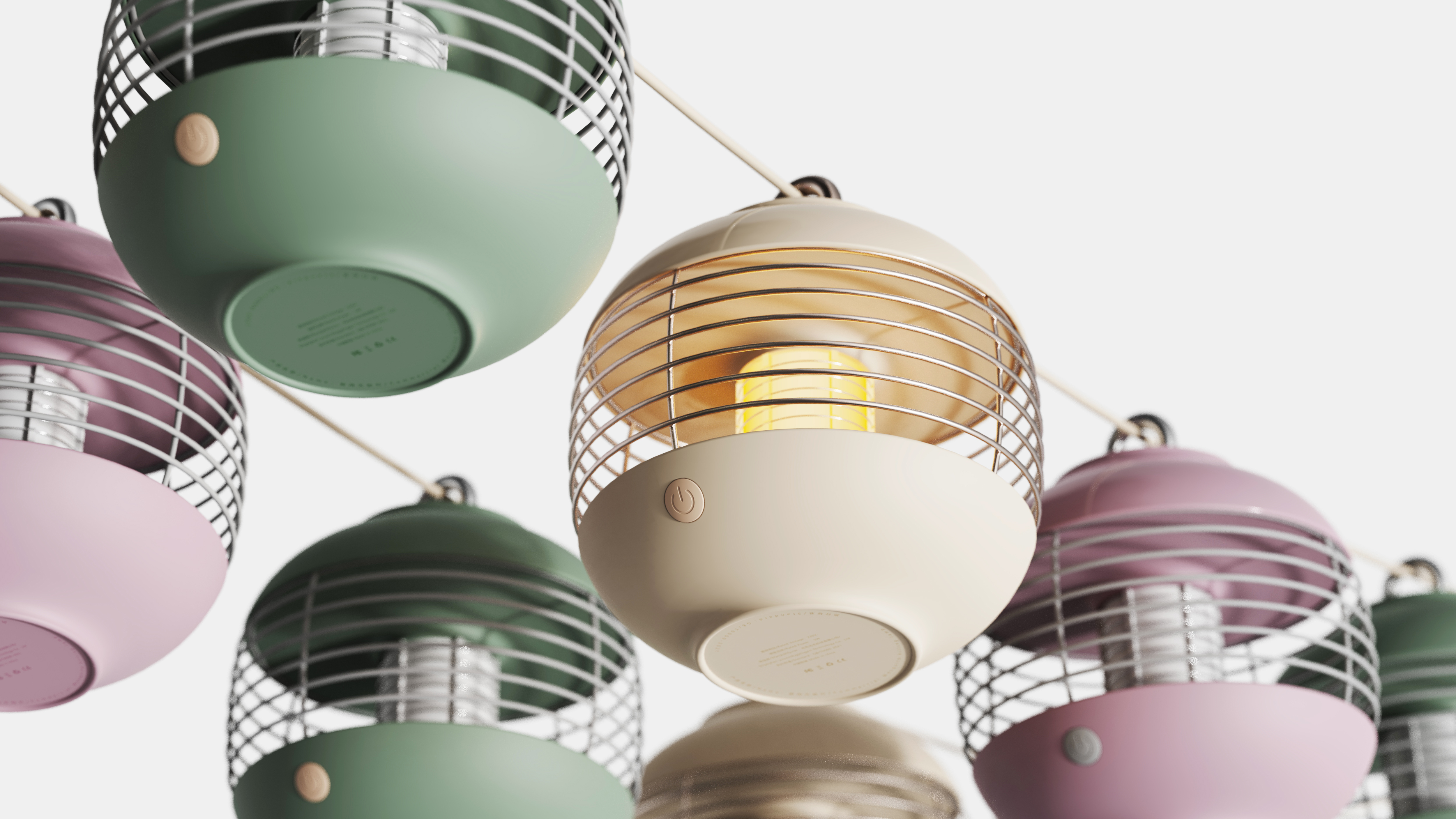 Retro，Mosquito killing lamp，