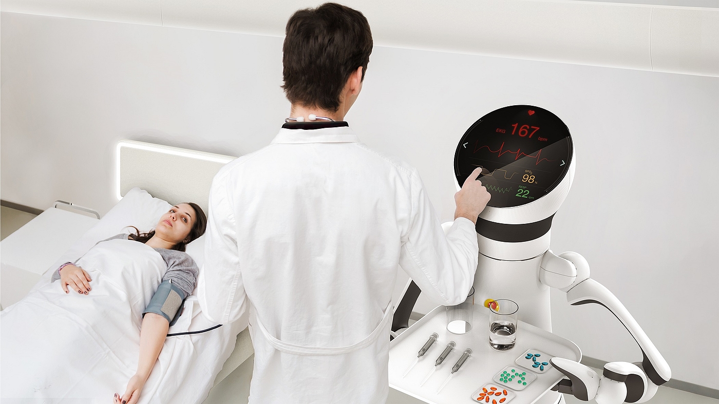 hospital，Medical service robot，autonomous navigation ，Recognition barriers，2015 red dot，