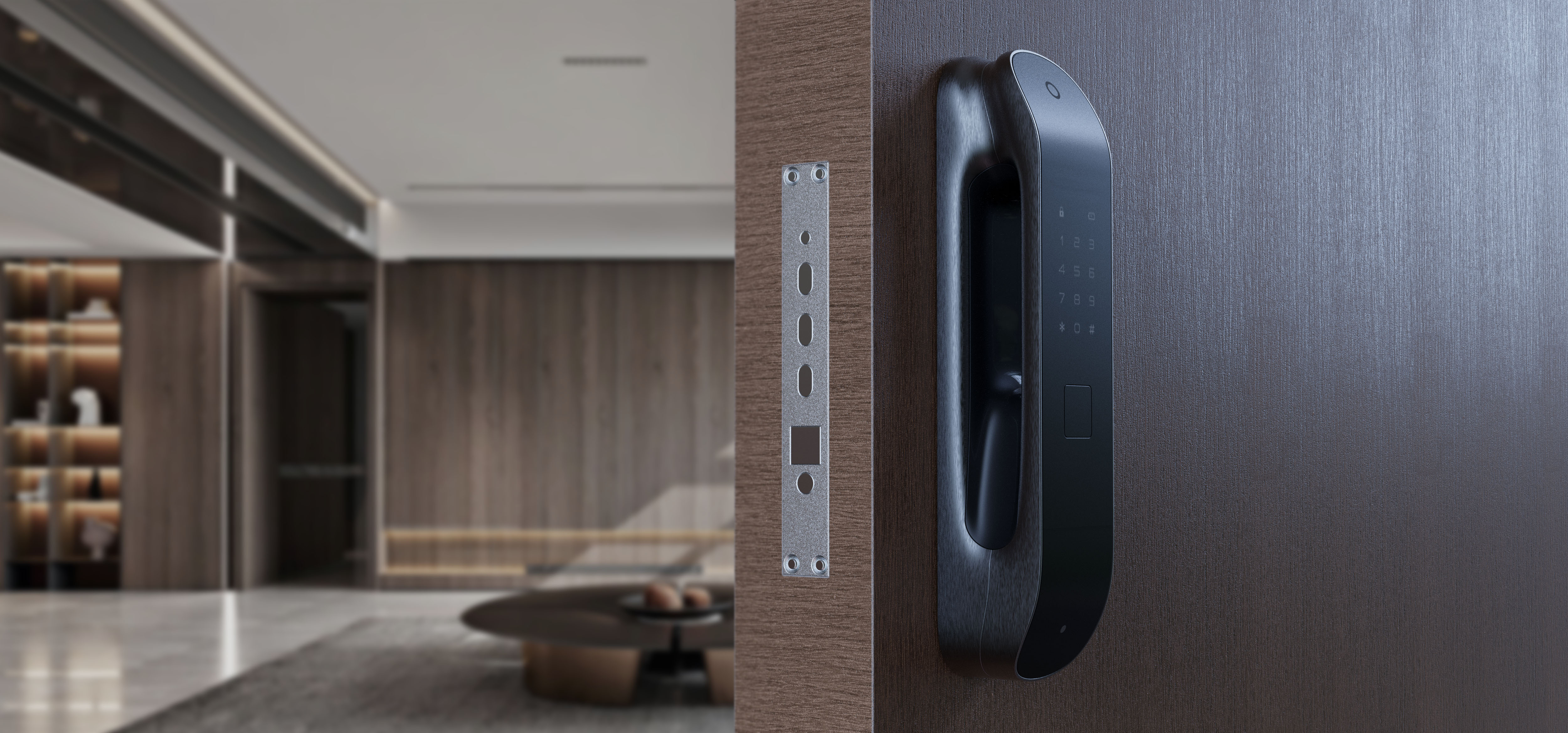 Fingerprint lock，industrial design，Intelligent digital，