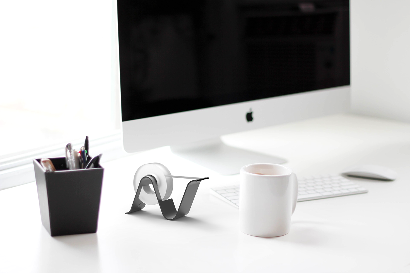 black and white，Anodizing treatment，adhesive tape，Office products，