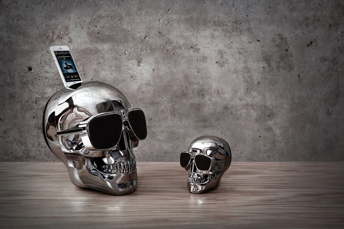 sound design ，portable，Bluetooth，AeroSkull，