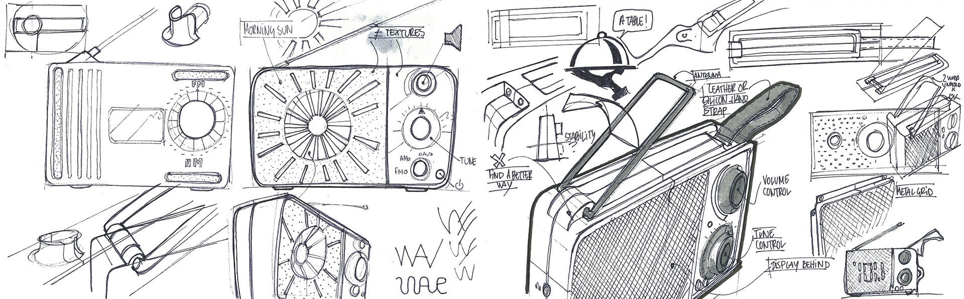 classic，Hand drawn，radio，radio，LA RADIO，