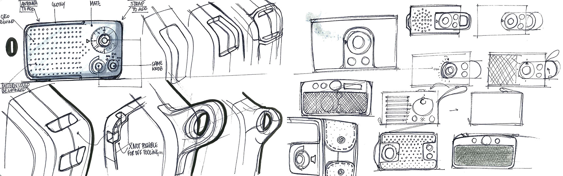 classic，Hand drawn，radio，radio，LA RADIO，