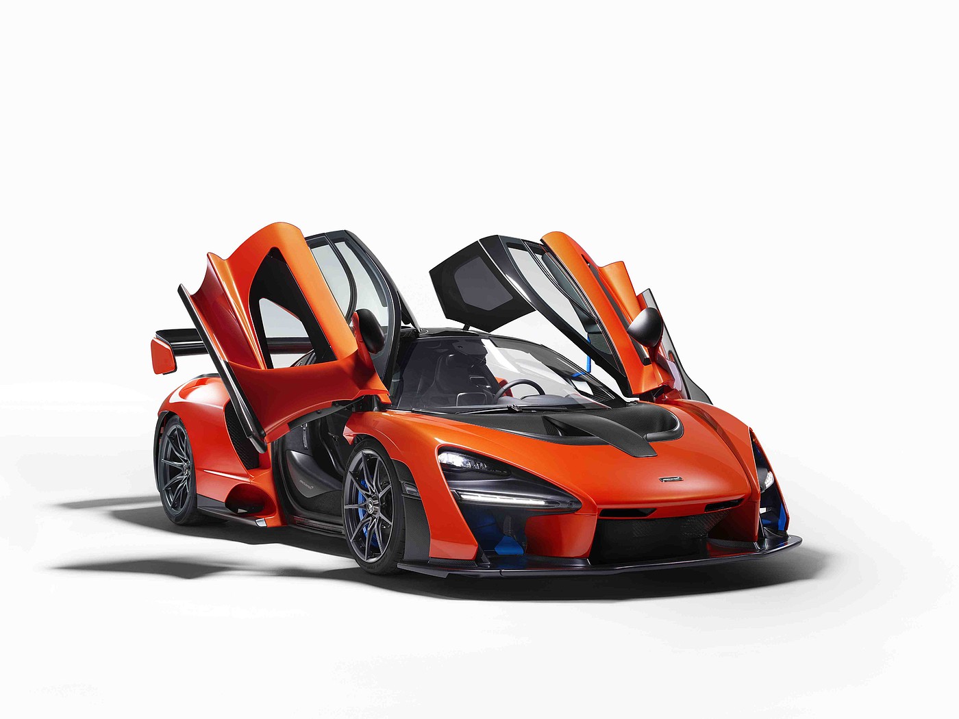 mclaren，Senna，红色，酷炫，