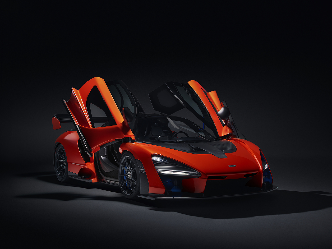 mclaren，Senna，红色，酷炫，