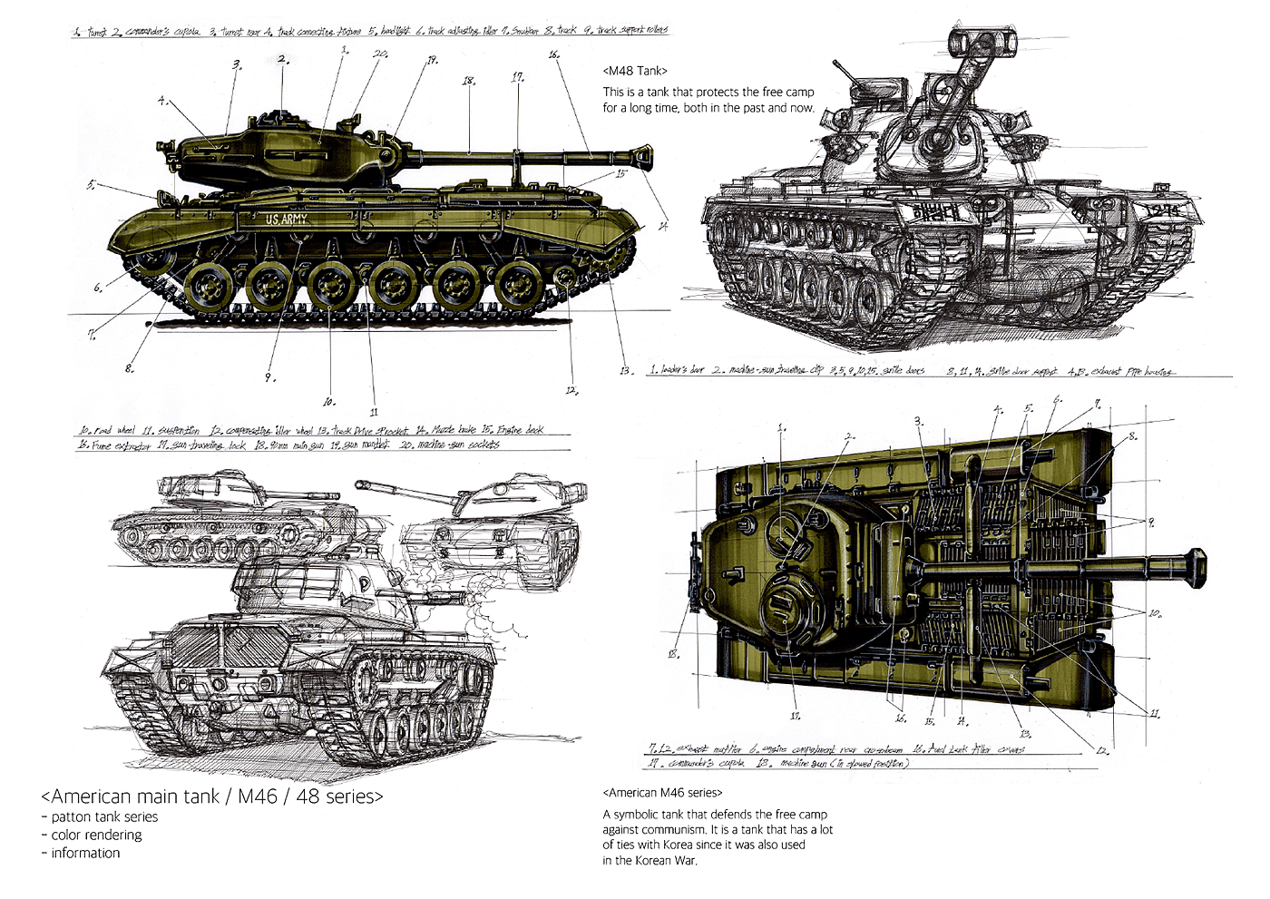 sketch，Sanghyeon jeong，Heavy vehicle，manuscript，Hand drawn manuscript，