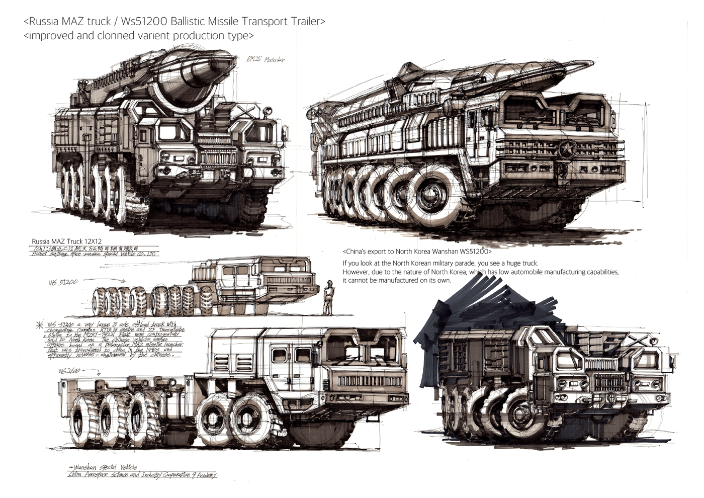 sketch，Sanghyeon jeong，Heavy vehicle，manuscript，Hand drawn manuscript，