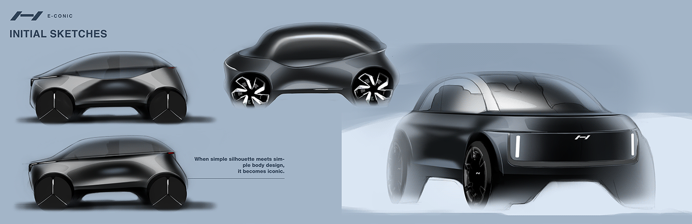 Sang Won Lee，sketch，Electric vehicle，