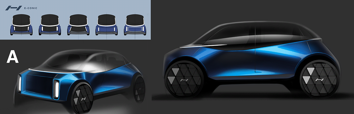 Sang Won Lee，sketch，Electric vehicle，