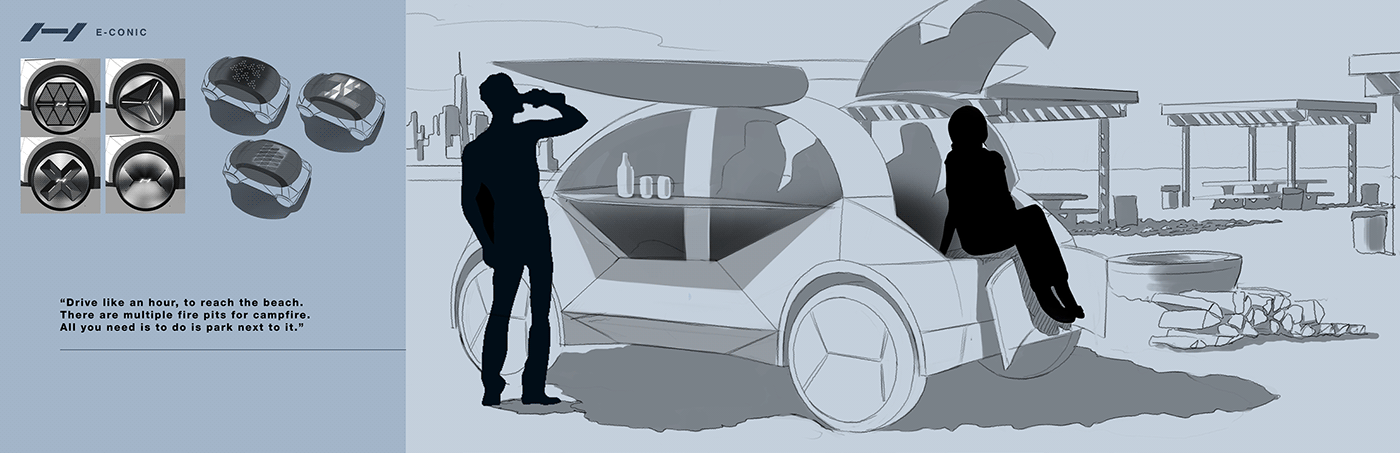 Sang Won Lee，sketch，Electric vehicle，