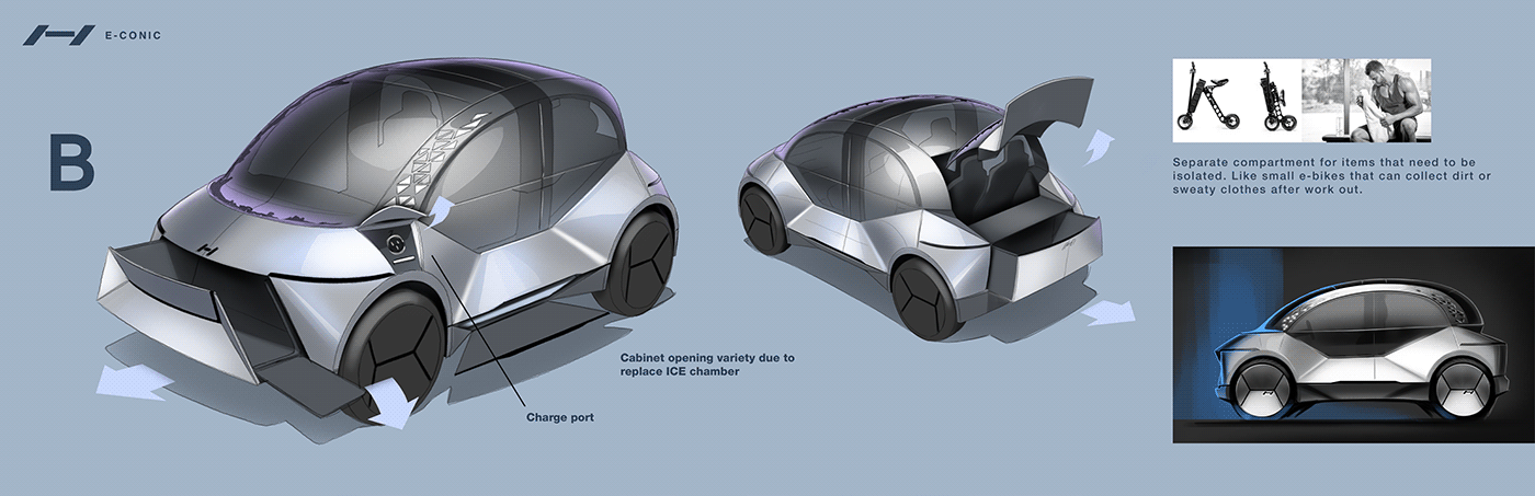 Sang Won Lee，sketch，Electric vehicle，