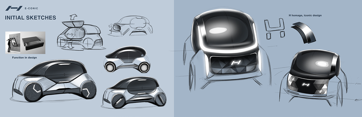 Sang Won Lee，sketch，Electric vehicle，