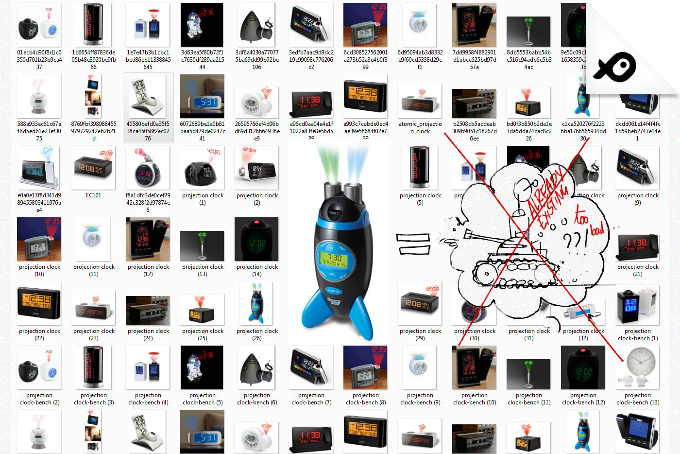Projector，Carrefour，charge，Mobile charge，Clock，