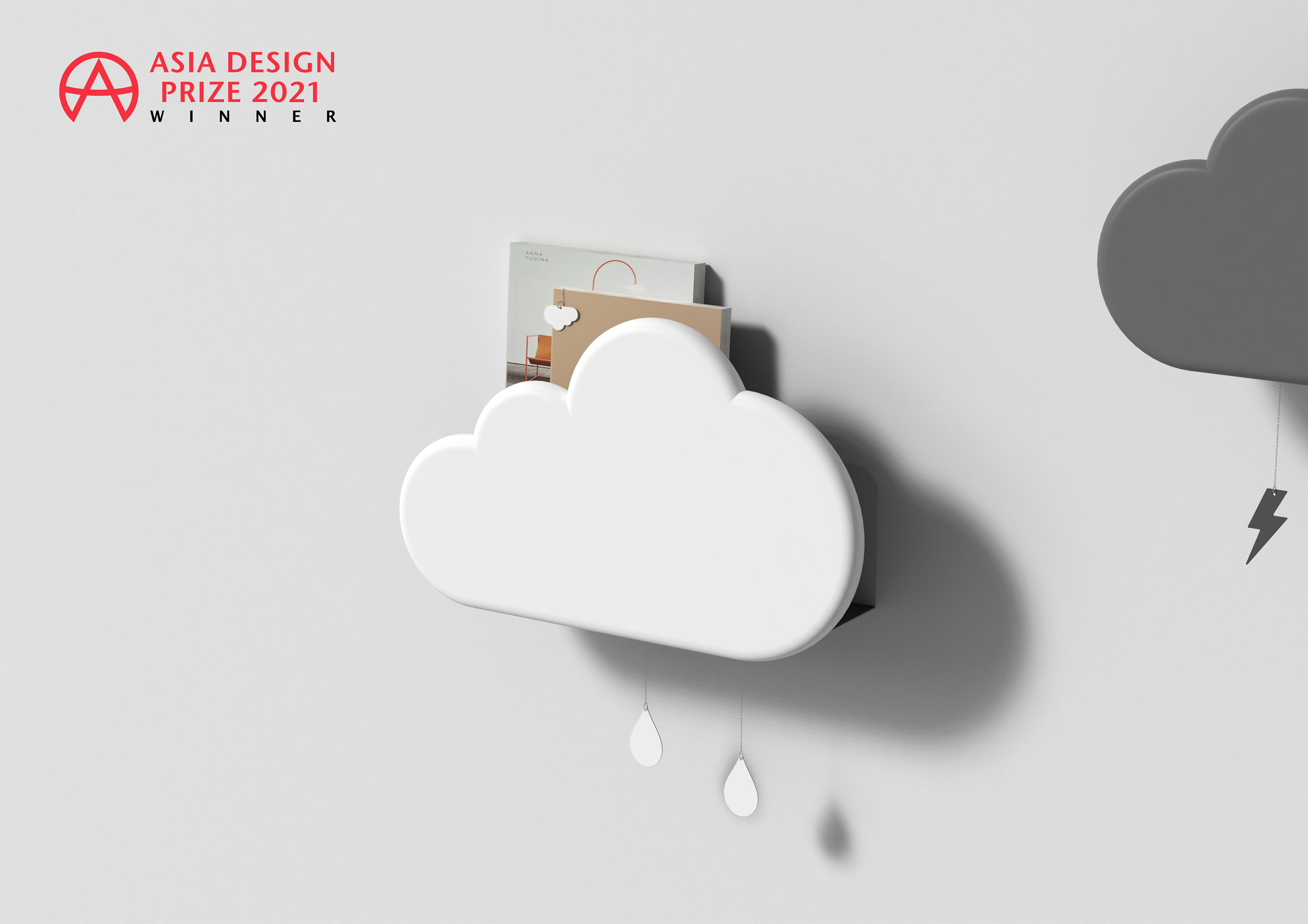 Bookshelf with bookmark function，bookshelf，Storage rack，diligent，Poetic design，