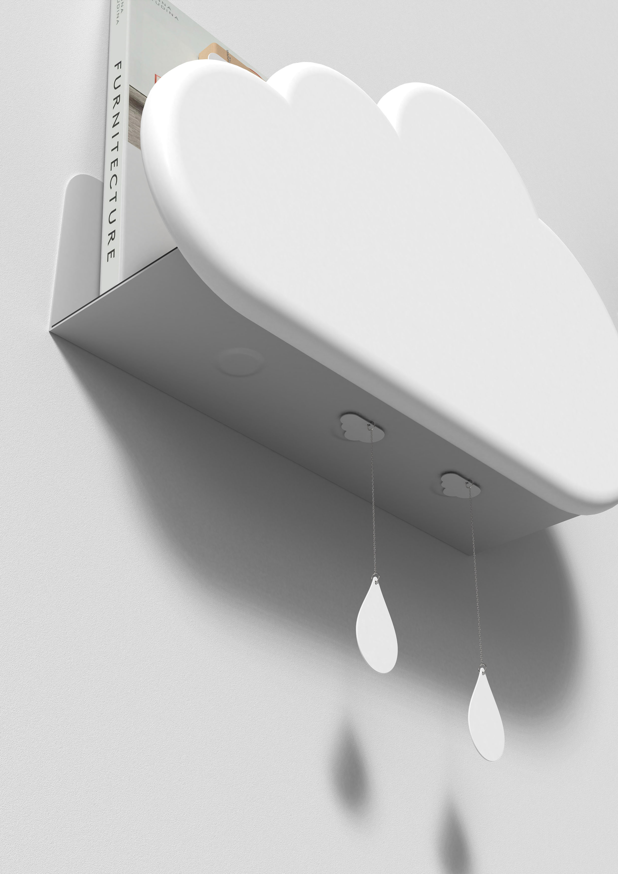 Bookshelf with bookmark function，bookshelf，Storage rack，diligent，Poetic design，