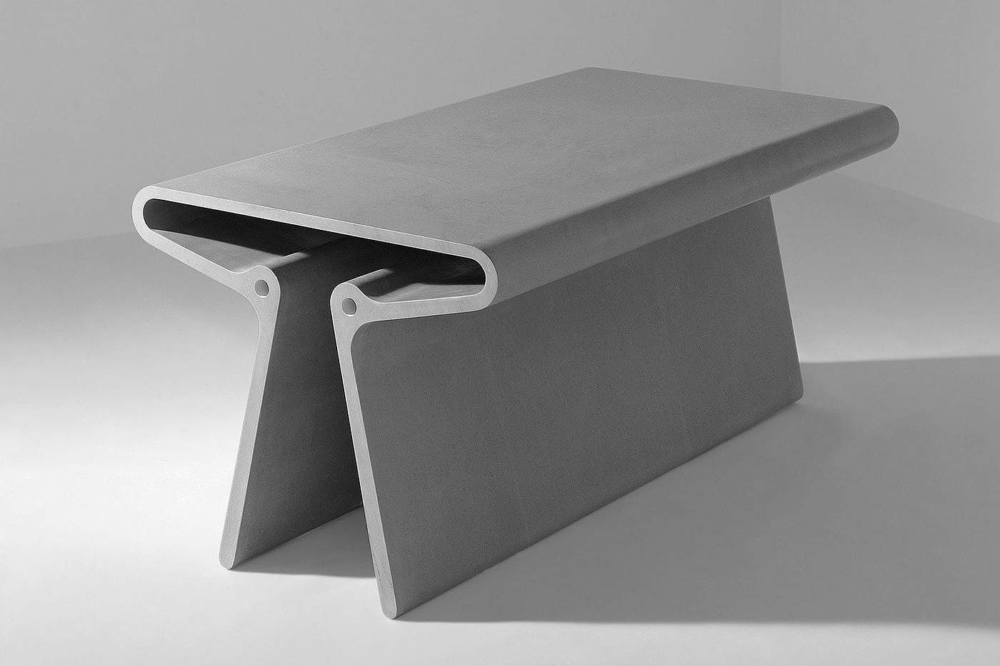 Extruded Tables，大理石，桌子，Marc Newson，