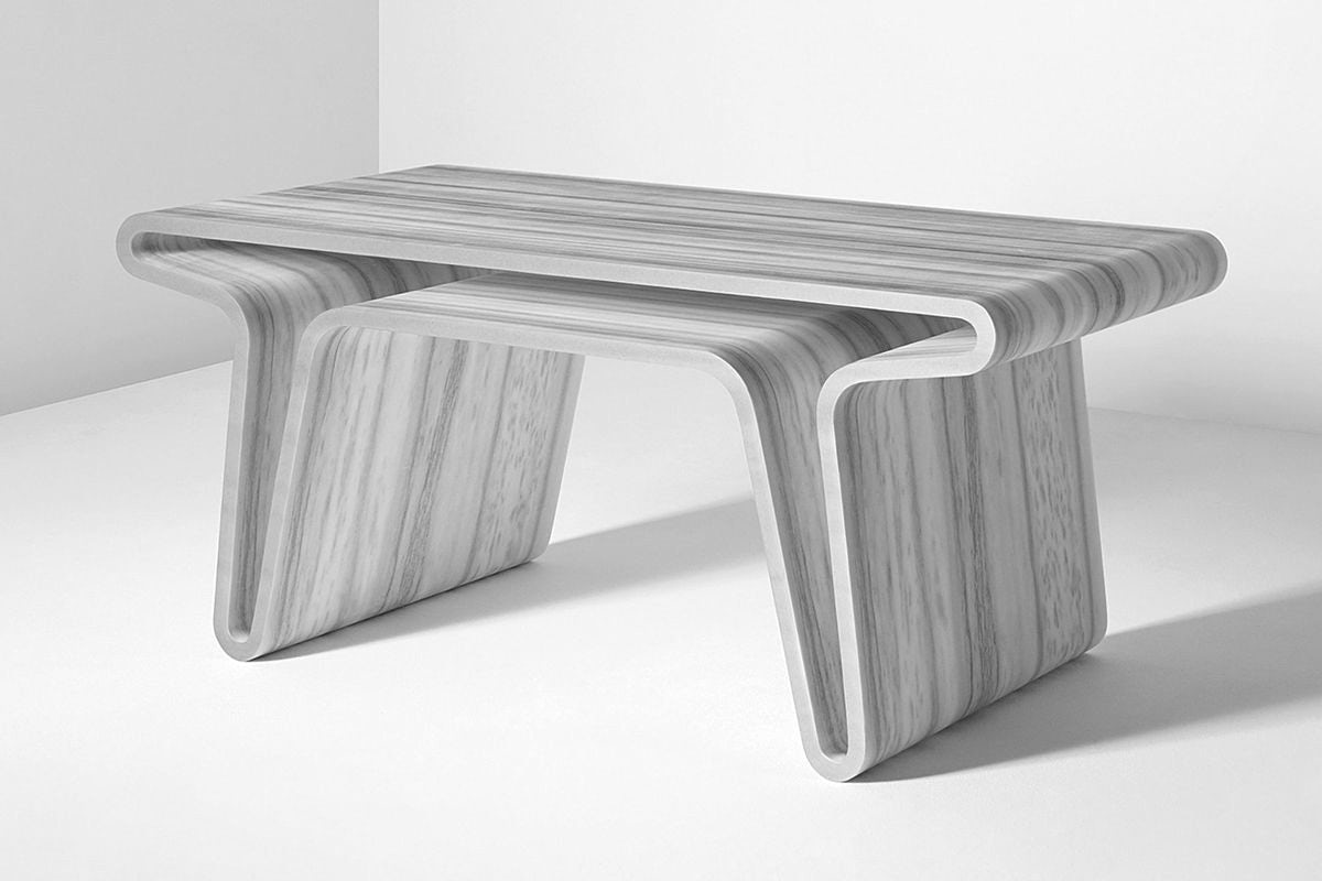 Extruded Tables，Marble，Table，Marc Newson，