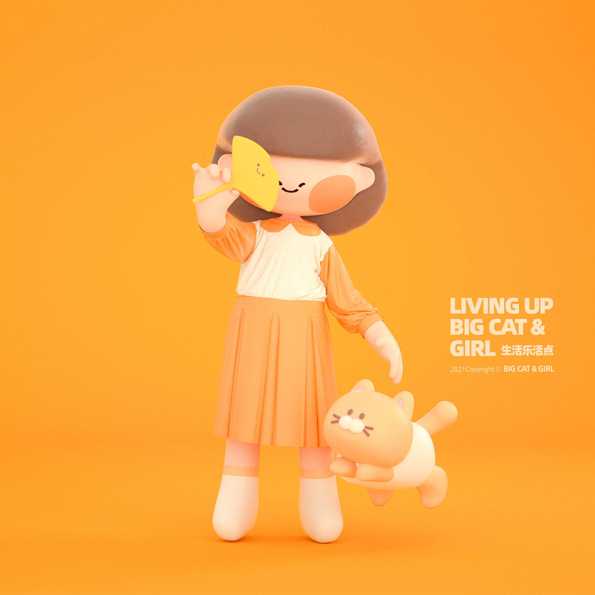 IP Design，Mascot design，Cartoon design，lovely，c4d，