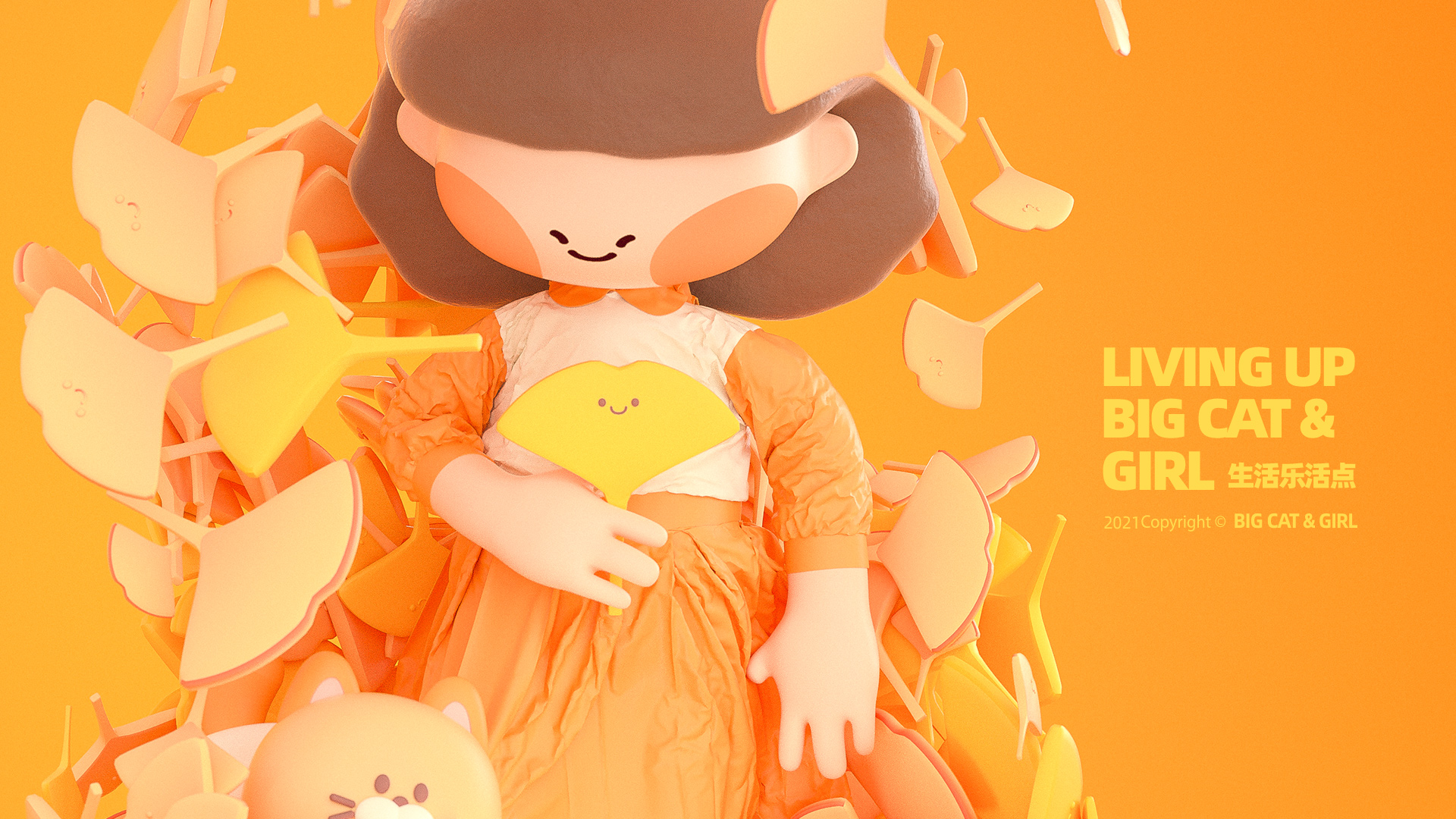 IP Design，Mascot design，Cartoon design，lovely，c4d，