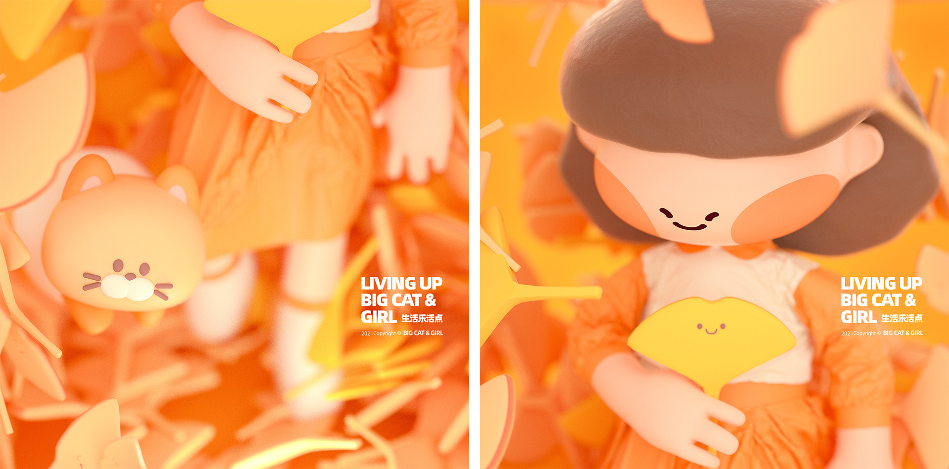 IP Design，Mascot design，Cartoon design，lovely，c4d，