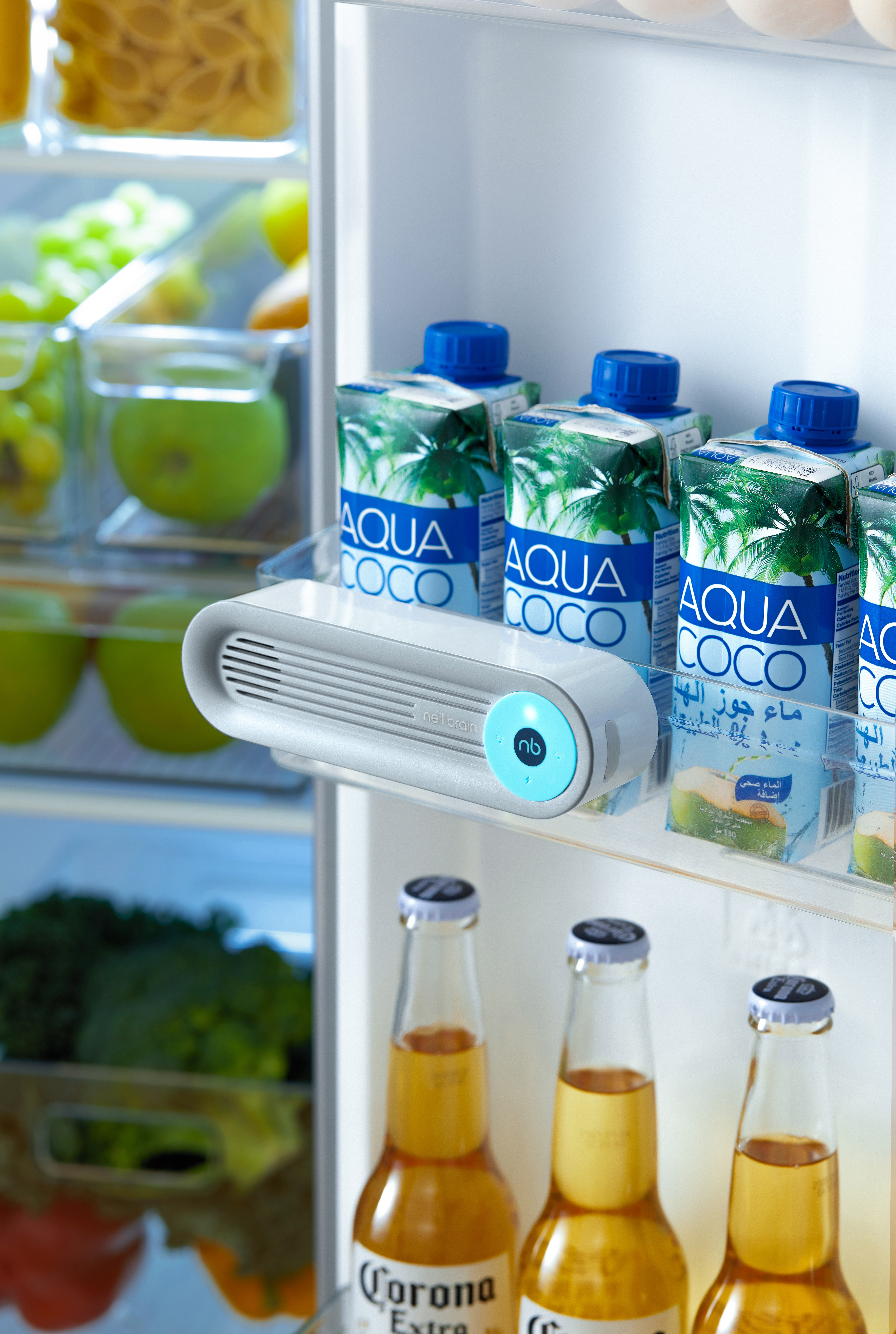 Deodorizer, refrigerator，