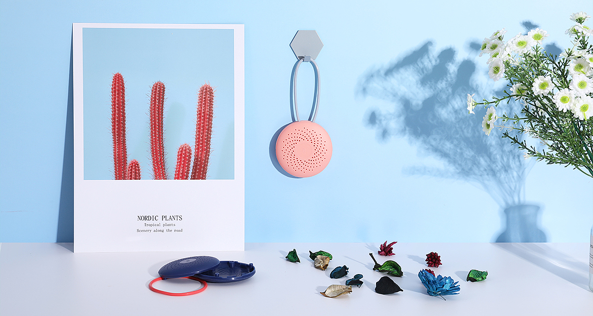 Fragrance，original，Odor box，circular，Simple design，
