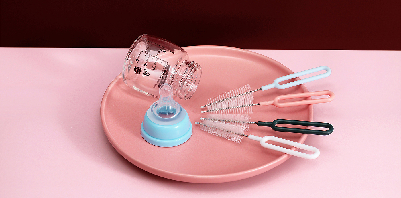 Straw brush，milk bottle brush，Runway circle，original，