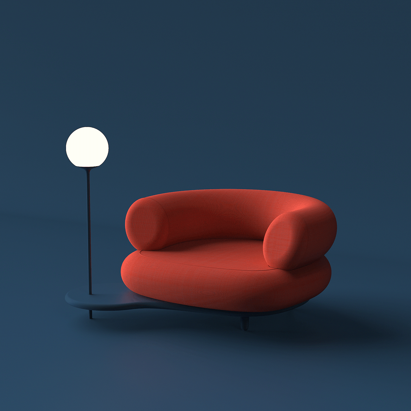 沙发，阅读灯，靠椅，