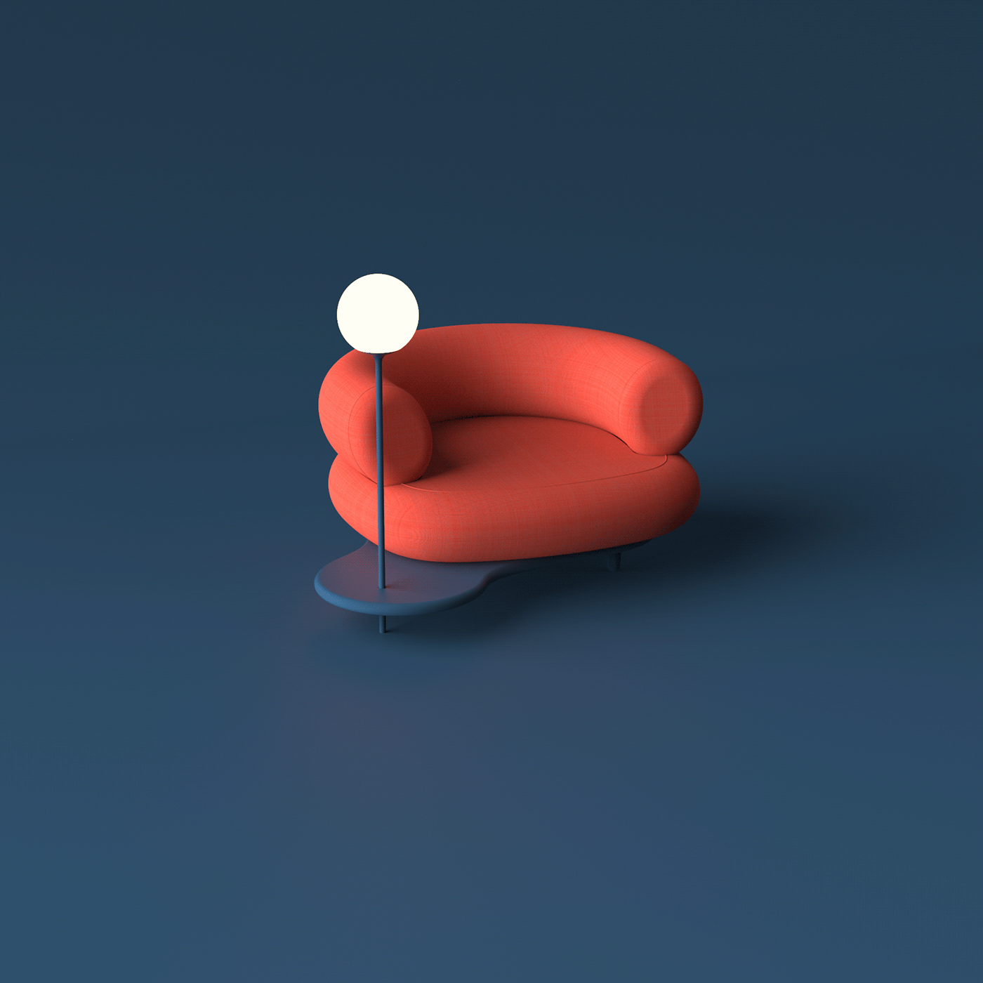 sofa，Reading lamp，chair，