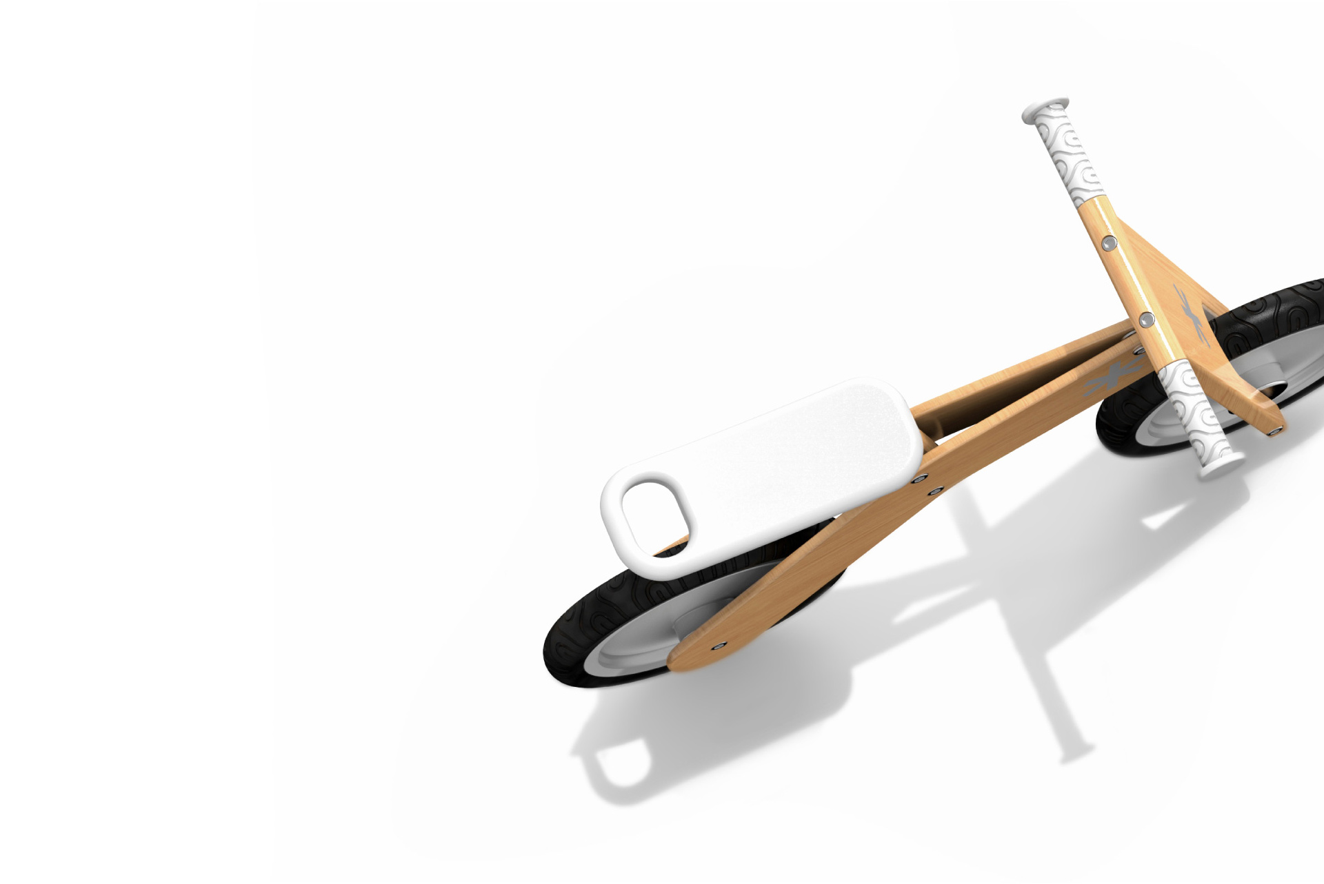 Children bicycle，Balance Bike，Rear handle，security，