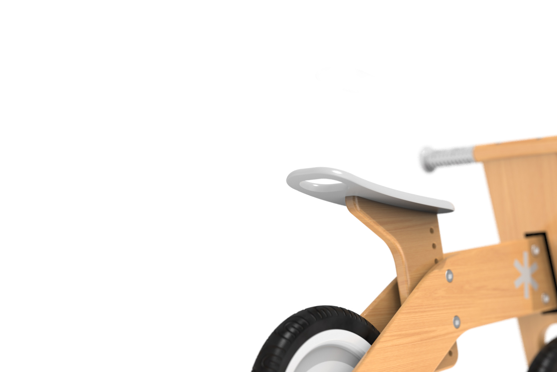 Children bicycle，Balance Bike，Rear handle，security，