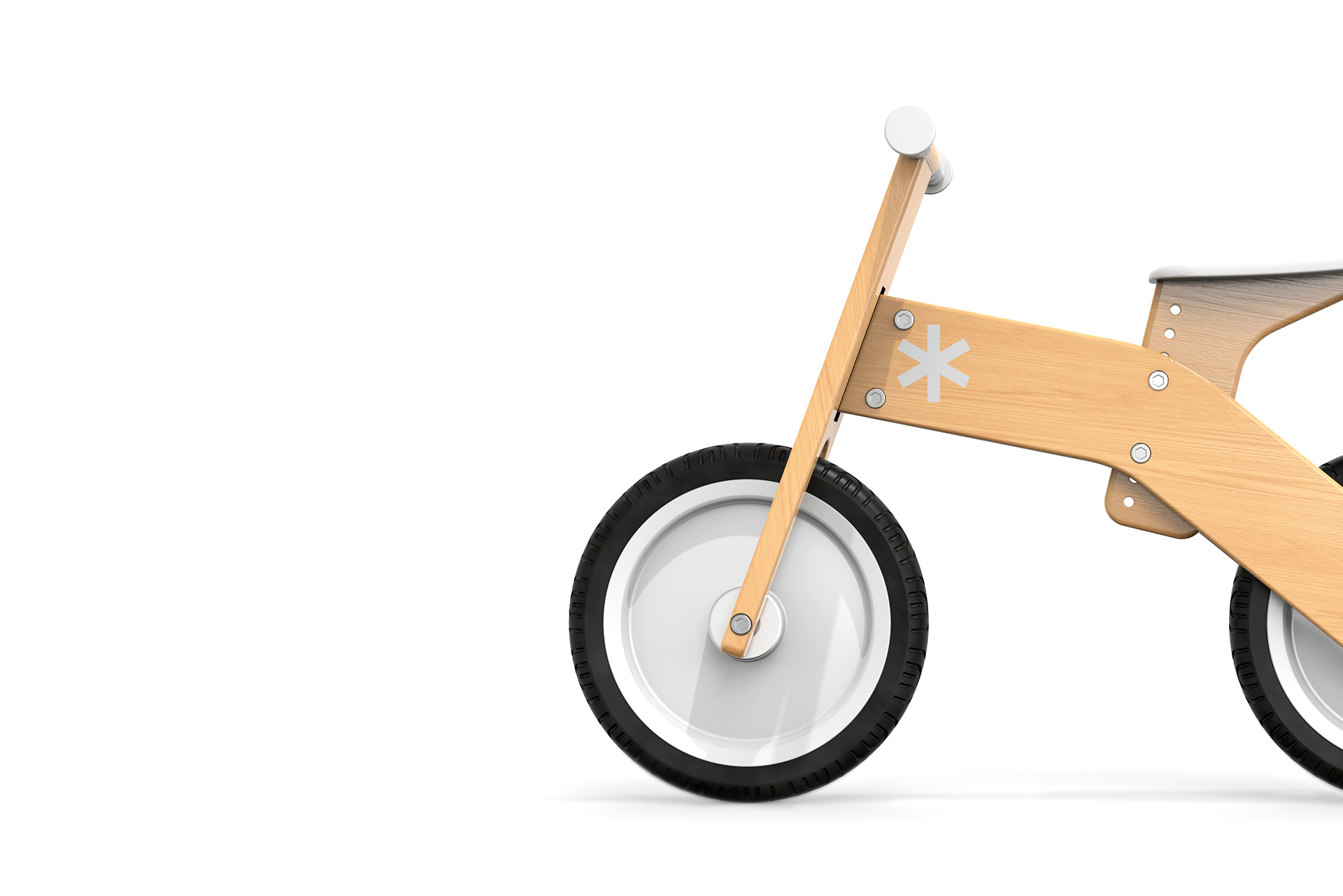 Children bicycle，Balance Bike，Rear handle，security，