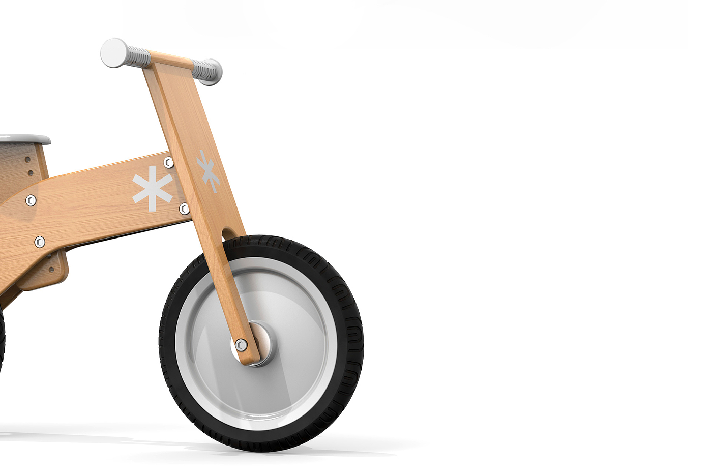 Children bicycle，Balance Bike，Rear handle，security，