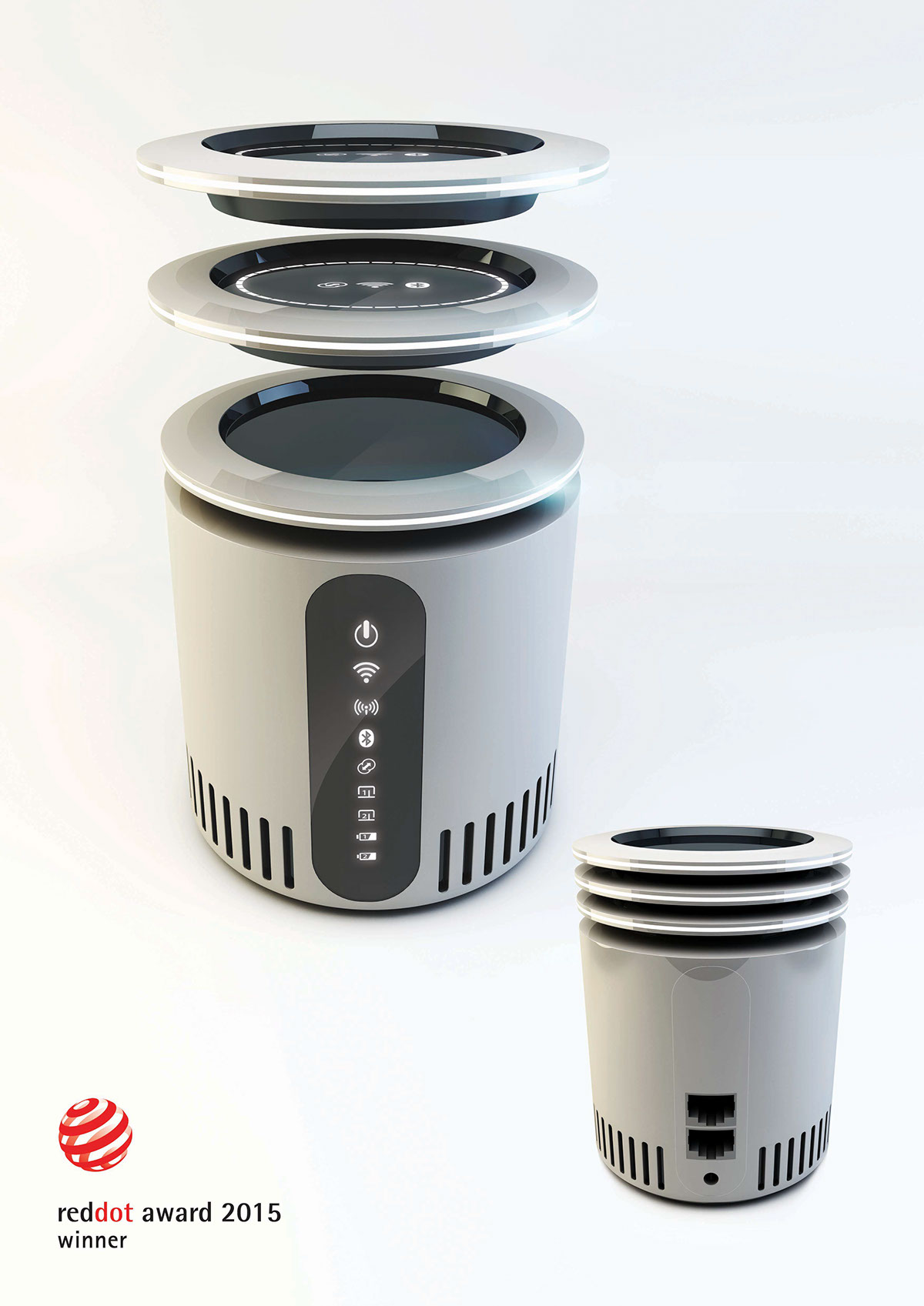 Halo S，Router，Digital，2015 red dot，