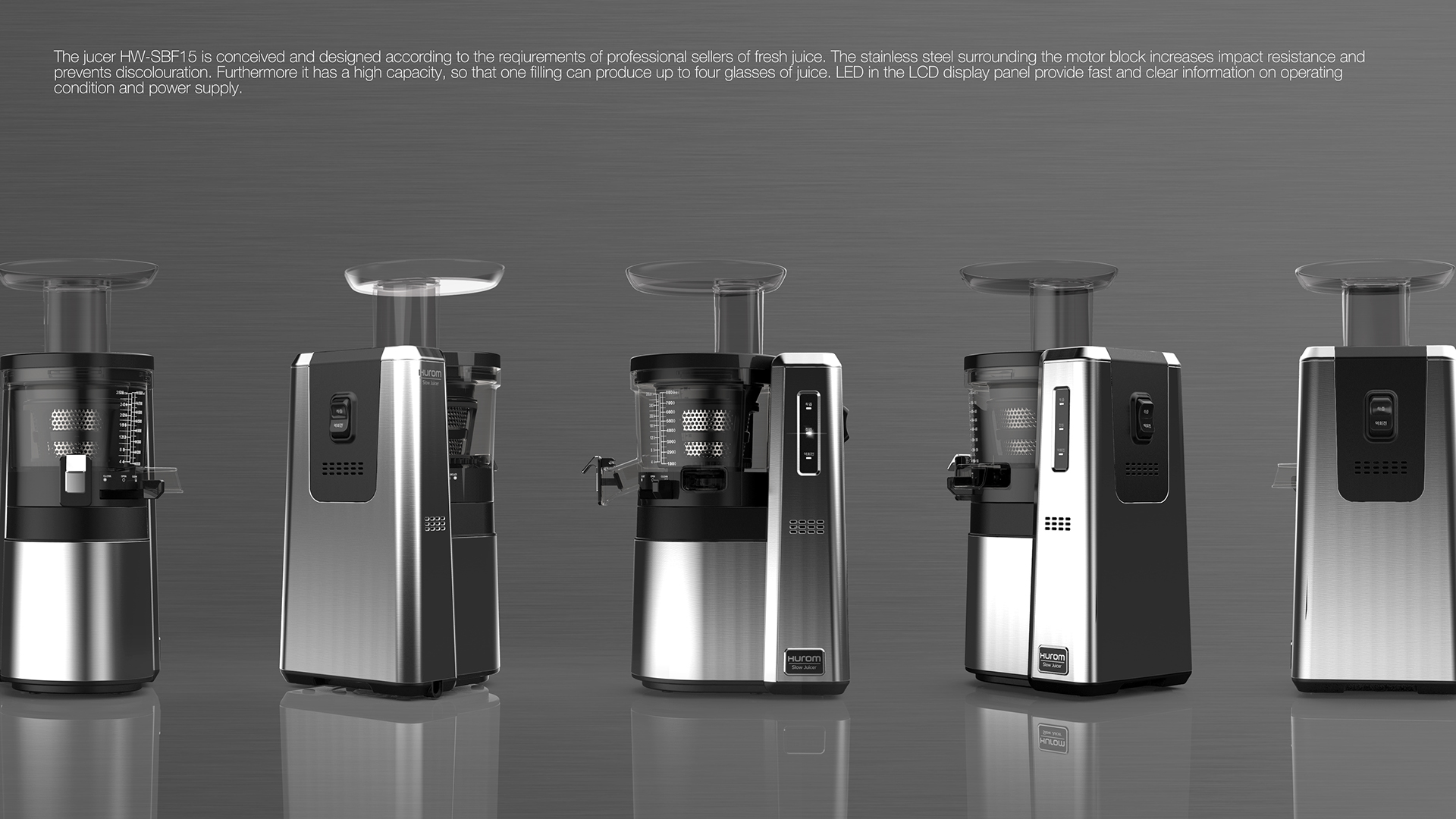 high-capacity，stainless steel，Kitchen appliances，Fruits，liquidizer，2015 red dot，2015if Award，2015marc，